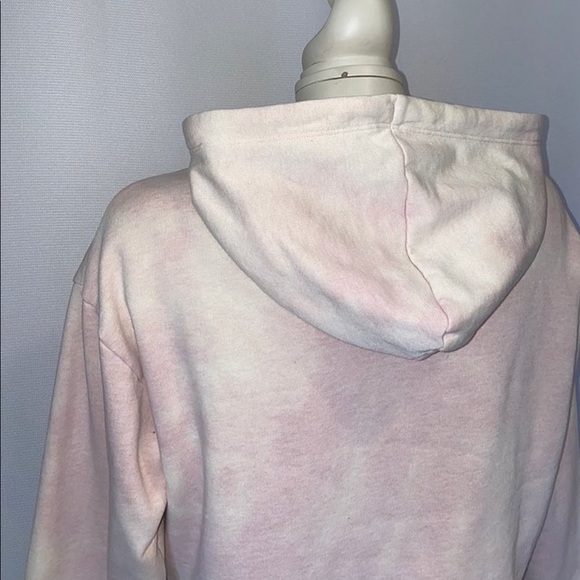 *CUSTOM REVERSE DYED CROPPED HOODIE - Picture 2 of 4